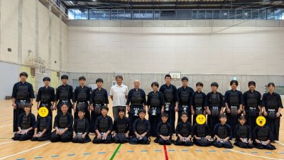 春風館少年剣道部の合宿を行いました